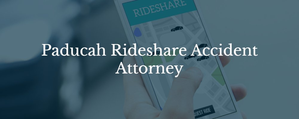 Rideshare app on phone.